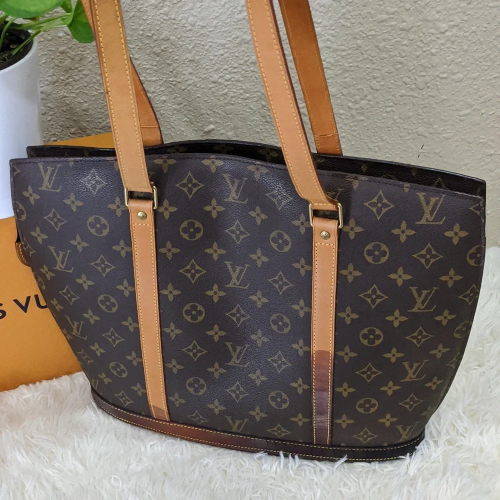 Authentic Louis Vuitton Monogram Babylone Shoulder Tote Bag MB1929 - Picture 4 of 13